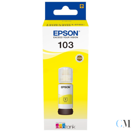 Original Epson C13T00S44A/103 Tintenflasche gelb, 4.500 Seiten 70ml