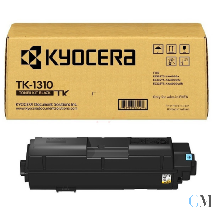 Original Kyocera 1T0C140NL1/TK-1310 Toner-Kit schwarz, 3.000 Seiten ISO/IEC 19752