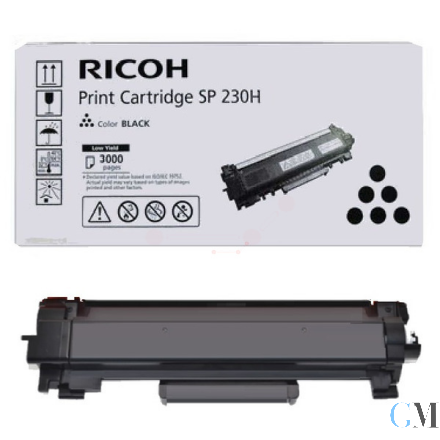Original Ricoh 408294/TYPE SP230H Toner-Kit, 3.000 Seiten ISO/IEC 19752