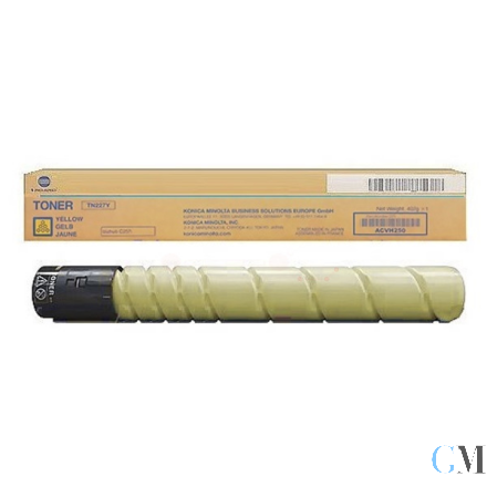 Original Konica Minolta ACVH250/TN-227Y Toner gelb High-Capacity, 24.000 Seiten
