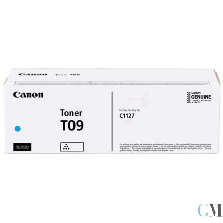 Original Canon 3019C006/T09C Tonerkartusche cyan, 5.900 Seiten ISO/IEC 19752
