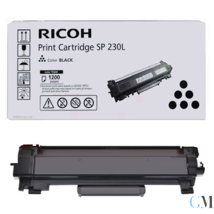 Original Ricoh 408295/TYPE SP230L Toner-Kit, 1.200 Seiten ISO/IEC 19752