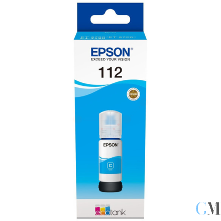 Original Epson C13T06C24A/112 Tintenflasche cyan, 6.000 Seiten 70ml