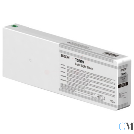 Original Epson C13T55K900/T55K900 Tintenpatrone schwarz hell hell 700ml