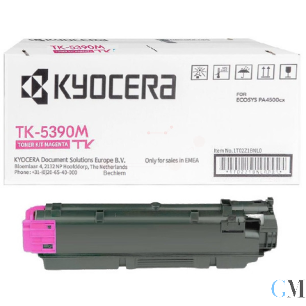 Original Kyocera 1T02Z1BNL0/TK-5390M Toner-Kit magenta, 13.000 Seiten ISO/IEC 19752