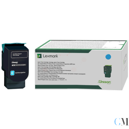 Original Lexmark 24B7178 Toner-Kit cyan, 6.000 Seiten ISO/IEC 19752