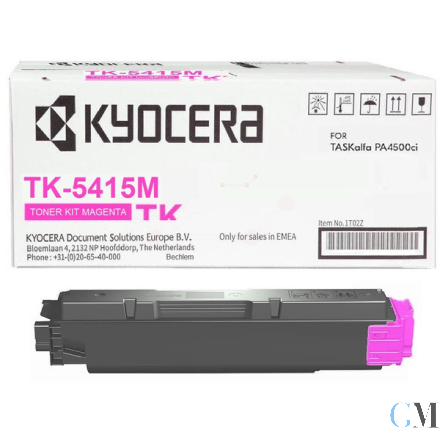 Original Kyocera 1T02Z7BNL0/TK-5415M Toner-Kit magenta, 13.000 Seiten ISO/IEC 19752