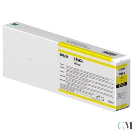 Original Epson C13T55K400/T55K400 Tintenpatrone gelb 700ml