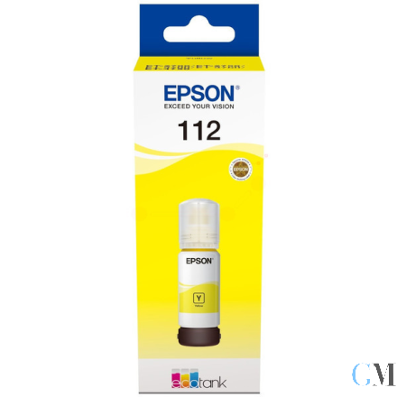Original Epson C13T06C44A/112 Tintenflasche gelb, 6.000 Seiten 70ml