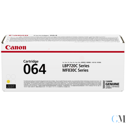 Original Canon 4931C001/064 Tonerkartusche gelb, 5.000 Seiten ISO/IEC 19752