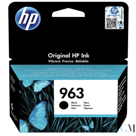 Original HP 3JA26AE/963 Tintenpatrone schwarz, 1.000 Seiten 24.09ml