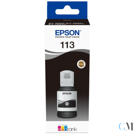 Original Epson C13T06B140/113 Tintenflasche schwarz, 7.500 Seiten 127ml