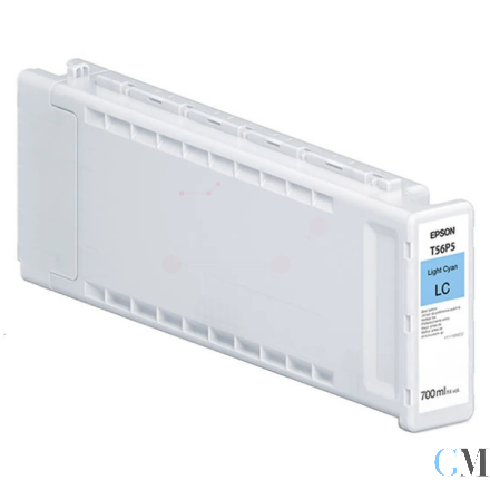 Original Epson C13T56P500/T56P5 Tintenpatrone cyan hell 700ml