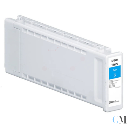 Original Epson C13T56P200/T56P2 Tintenpatrone cyan 700ml