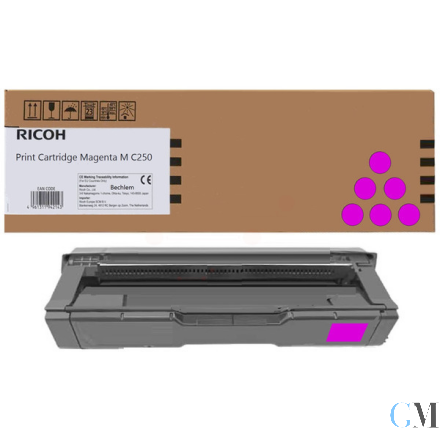 Original Ricoh 408342/TYPE MC250H Toner magenta, 6.300 Seiten/5%