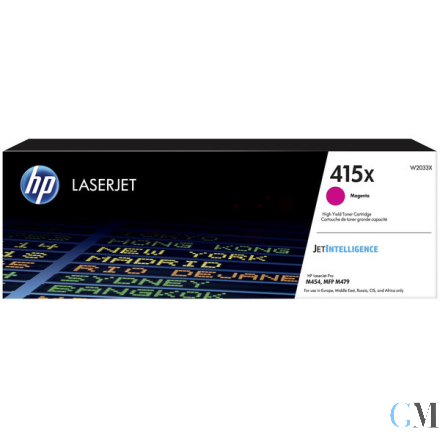 Original HP W2033X/415X Tonerkartusche magenta, 6.000 Seiten ISO/IEC 19798