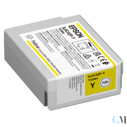 Original Epson C13T52M440/SJIC-42-P-Y Tintenpatrone gelb 50ml
