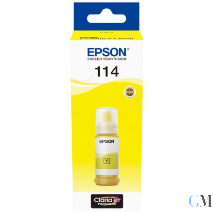 Original Epson C13T07B440/114 Tintenflasche gelb, 6.700 Seiten 2300 Fotos 70ml