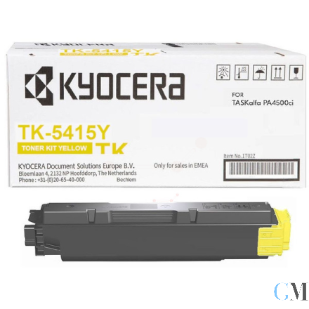 Original Kyocera 1T02Z7ANL0/TK-5415Y Toner-Kit gelb, 13.000 Seiten ISO/IEC 19752