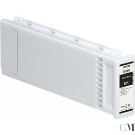 Original Epson C13T80080N/T8008 Tintenpatrone schwarz matt 700ml