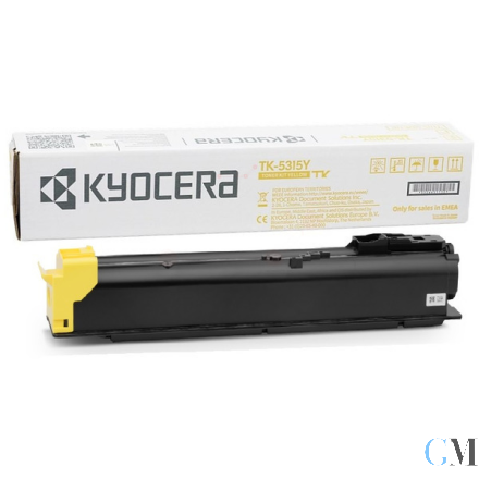 Original Kyocera 1T02WHANL0/TK-5315Y Toner-Kit gelb, 18.000 Seiten/5%