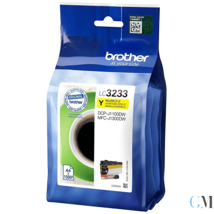 Original Brother LC-3233Y Tintenpatrone gelb, 1.500 Seiten