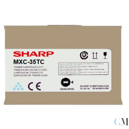Original Sharp MXC-35TC Toner-Kit cyan, 6.000 Seiten/5%
