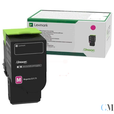 Original Lexmark 78C20M0 Toner-Kit magenta return program, 1.400 Seiten