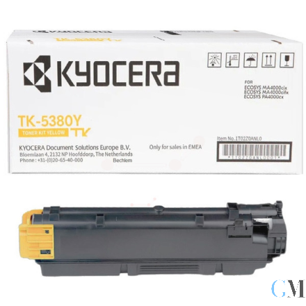 Original Kyocera 1T02Z1ANL0/TK-5390Y Toner-Kit gelb, 13.000 Seiten ISO/IEC 19752