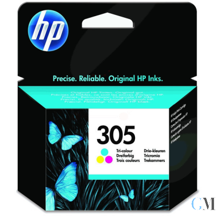 Original HP 3YM60AE/305 Druckkopfpatrone color, 100 Seiten