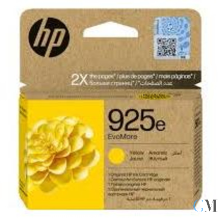 Original HP 4K0W2PE/925E Tintenpatrone gelb EvoMore, 800 Seiten ISO/IEC 19752