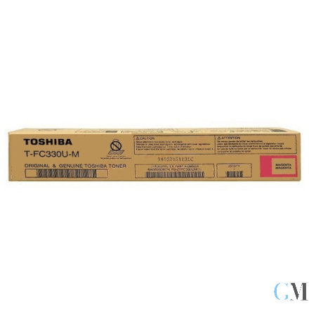Original Toshiba 6AG00009139/T-FC330EM Toner magenta, 17.400 Seiten