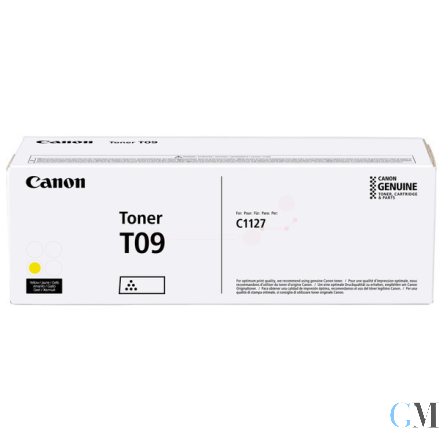 Original Canon 3017C006/T09Y Tonerkartusche gelb, 5.900 Seiten ISO/IEC 19752
