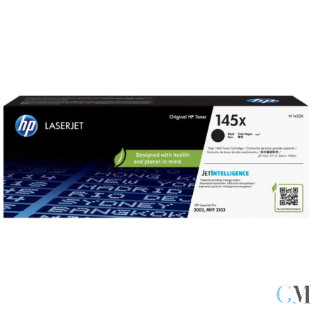 Original HP W1450X/145X Tonerkartusche High-Capacity, 3.800 Seiten ISO/IEC 19752