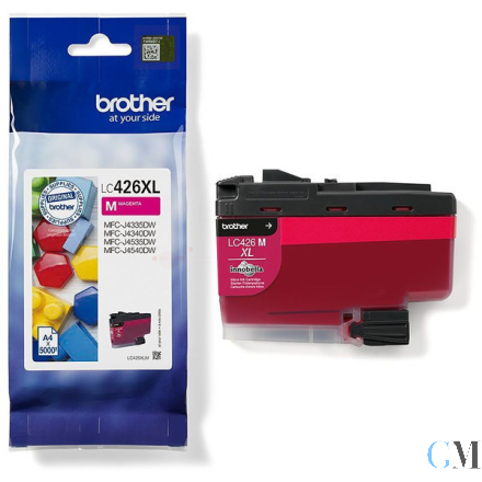 Original Brother LC-426XLM Tintenpatrone magenta, 5.000 Seiten ISO/IEC 19752