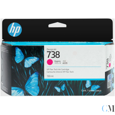 Original HP 498N6A/738 Tintenpatrone magenta 130ml