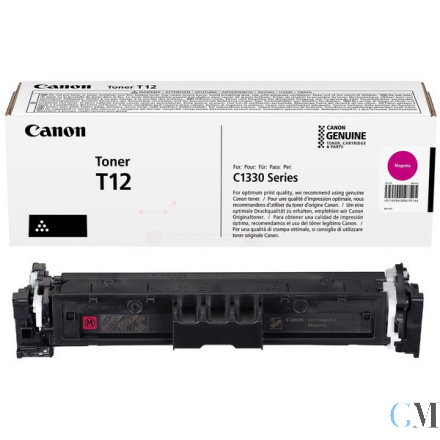 Original Canon 5096C006/T12 Tonerkartusche magenta, 5.300 Seiten ISO/IEC 19752