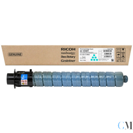 Original Ricoh 842782 Toner cyan, 24.000 Seiten ISO/IEC 19752