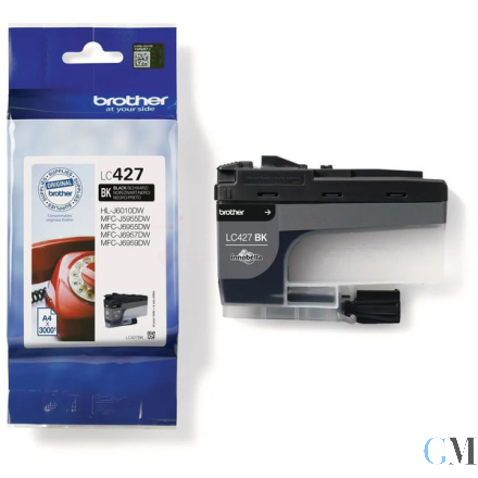 Original Brother LC-427BK Tintenpatrone schwarz, 3.000 Seiten ISO/IEC 24711