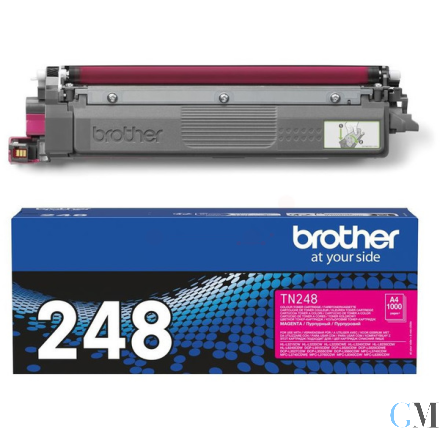 Original Brother TN-248M Toner-Kit magenta, 1.000 Seiten ISO/IEC 19752
