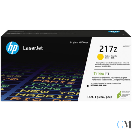 Original HP W2172Z/217Z Tonerkartusche gelb, 24.000 Seiten ISO/IEC 19752