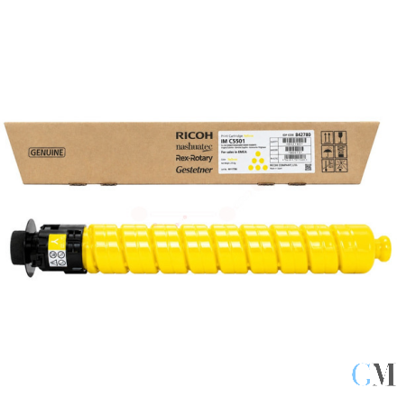 Original Ricoh 842780 Toner gelb, 11.000 Seiten ISO/IEC 19752