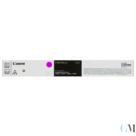 Original Canon 3765C002/C-EXV58M Toner magenta, 60.000 Seiten ISO/IEC 19752
