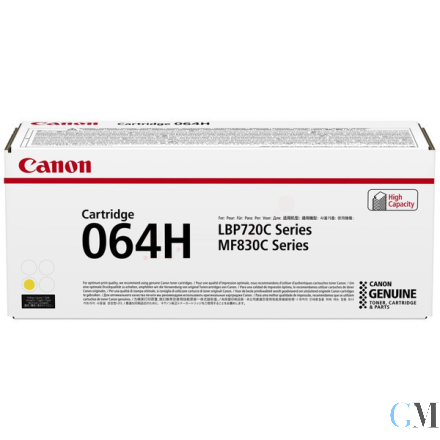 Original Canon 4932C001/064H Tonerkartusche gelb, 10.400 Seiten ISO/IEC 19752