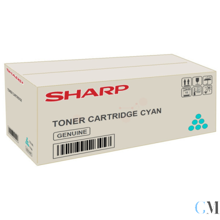 Original Sharp MXC-52TC Toner-Kit cyan, 14.200 Seiten ISO/IEC 19752