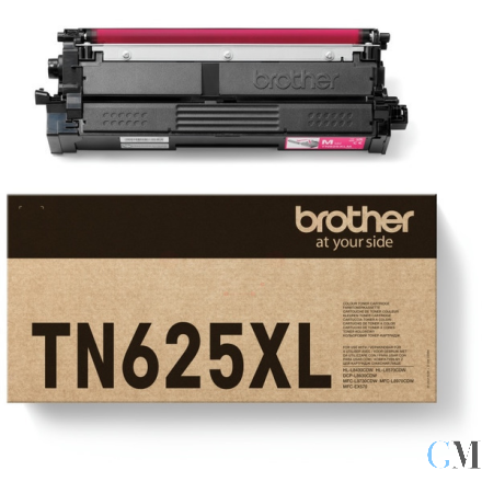 Original Brother TN-625XLM Toner-Kit magenta High-Capacity, 4.500 Seiten ISO/IEC 19752