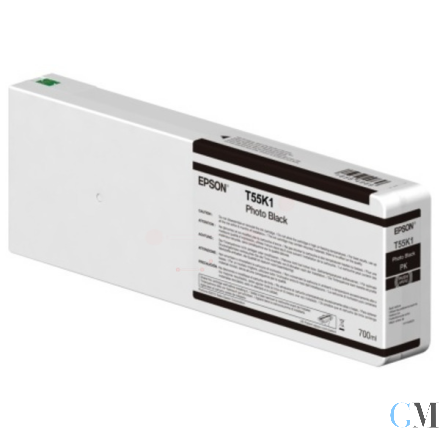 Original Epson C13T55K100/T55K100 Tintenpatrone schwarz foto 700ml