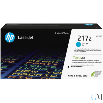 Original HP W2171Z/217Z Tonerkartusche cyan, 24.000 Seiten ISO/IEC 19752