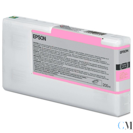 Original Epson C13T55W600 Tintenpatrone magenta hell 200ml