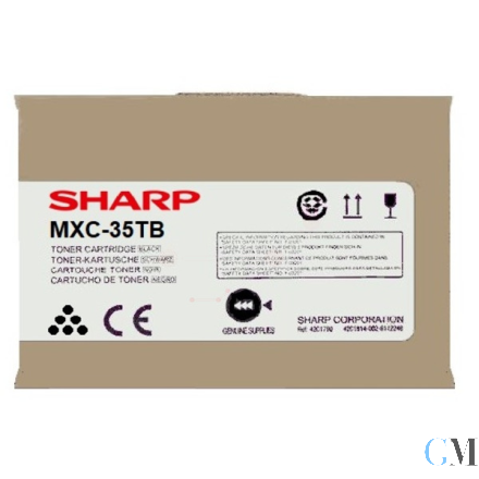 Original Sharp MXC-35TB Toner-Kit schwarz, 9.000 Seiten/5%